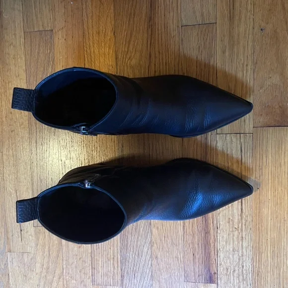 Everlane The Boss Boot black pebbled leather size 7.5 - Picture 5 of 9